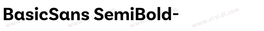 BasicSans SemiBold字体转换 BasicSans SemiBold字体转换